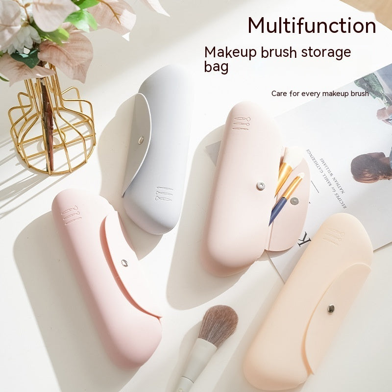 Silicon Travel Makeup| Brush Pouch