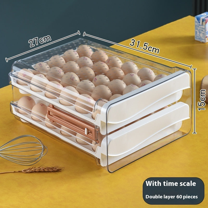 Egg Storage Box |Kitchen Refrigerator Drawer Storage Box