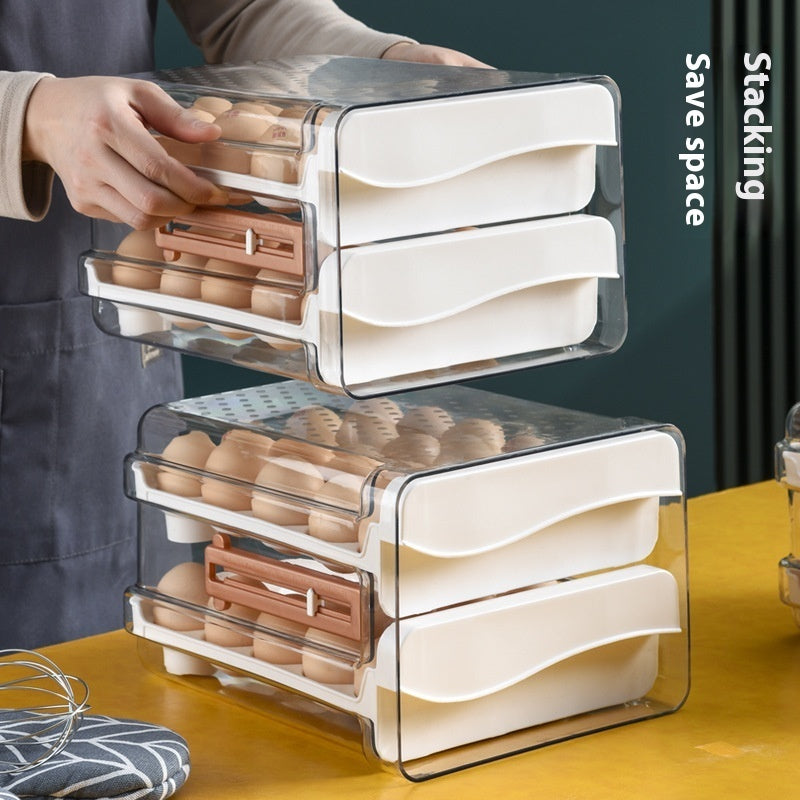 Egg Storage Box |Kitchen Refrigerator Drawer Storage Box